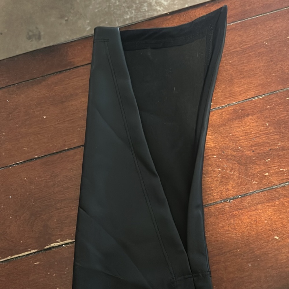 BNWT Allix NYC Carlisle vegan black leather pants/trouser. - Picture 6 of 9
